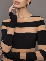 Spliced Pickleball Dress - Black - Image 6