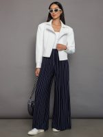 Mini Moto Jacket - Snow White - Image 7