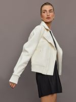 Mini Moto Jacket - Cream - Image 4