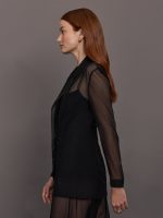 Classic Single Breasted Jacket - Black - Image 4