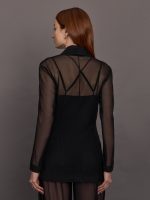 Classic Single Breasted Jacket - Black - Image 5