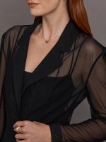 Classic Single Breasted Jacket - Black - Image 6