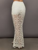 Obie Long Skirt - Cream - Image 5