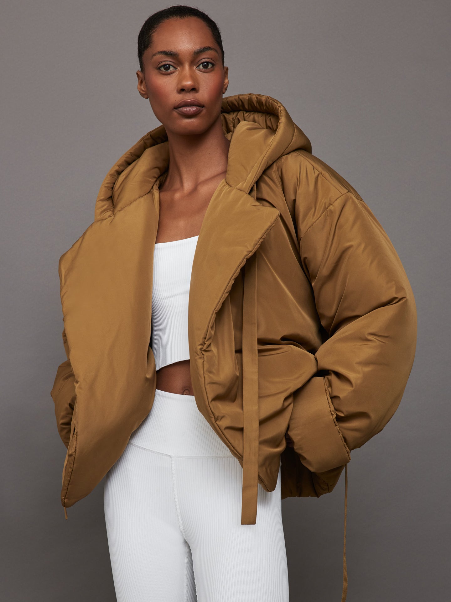 NORMA-ST3234PHB18998-NUDENUDMED-HOODED-SLEEPING-BAG-JACKET-color-WOODS_43238 Hooded Sleeping Bag Jacket - Woods - Image 1