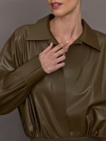 Super Oversized Boyfriend NK Shirt Bodysuit - Bark - Image 6