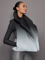 Sleeveless Sleeping Bag Vest - Black/Grey Ombre - Image 4