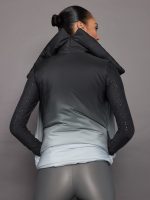 Sleeveless Sleeping Bag Vest - Black/Grey Ombre - Image 5