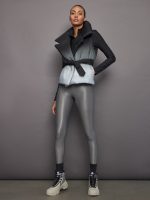 Sleeveless Sleeping Bag Vest - Black/Grey Ombre - Image 6