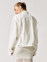 Ashton Boyfriend Jacket - Aged White - Image 4