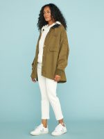 Mouna Windbreaker Jacket - Army - Image 6