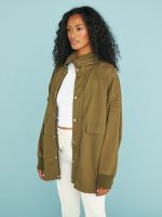 Mouna Windbreaker Jacket - Army - Image 4