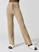 Luna Sweater Pant - Oatmeal - Image 5