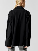 Oversized Shirt - Black - Image 3