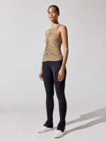 Isabel Front Ruched Tank - Caramel - Image 5