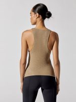 Isabel Front Ruched Tank - Caramel - Image 4
