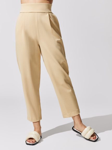 Stanton Cropped Pant - Sand