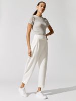 Stanton Cropped Pant - White - Image 3
