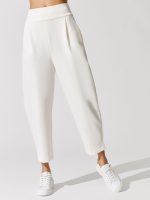 Stanton Cropped Pant - White - Image 4