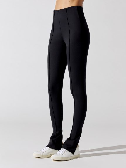 Jade Back Zipped Pant - Noir