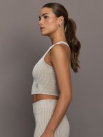 All-Day Ribbed Crop - Desert | White - Image 4