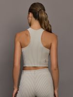All-Day Ribbed Crop - Desert | White - Image 5