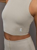 All-Day Ribbed Crop - Desert | White - Image 7
