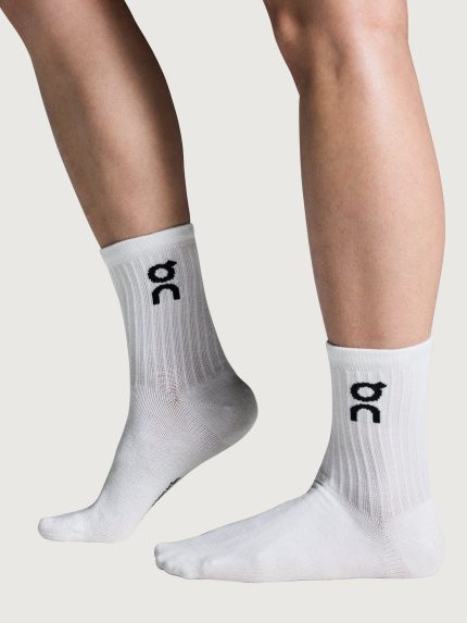 Logo Sock High 3 Pack - White
