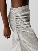 Jupe Silver Lurex Skirt - Silver - Image 6