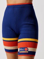 Pantalon Rib Knit Biker Shorts - V462 - Image 4