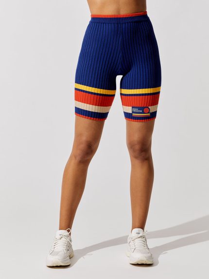 Pantalon Rib Knit Biker Shorts - V462