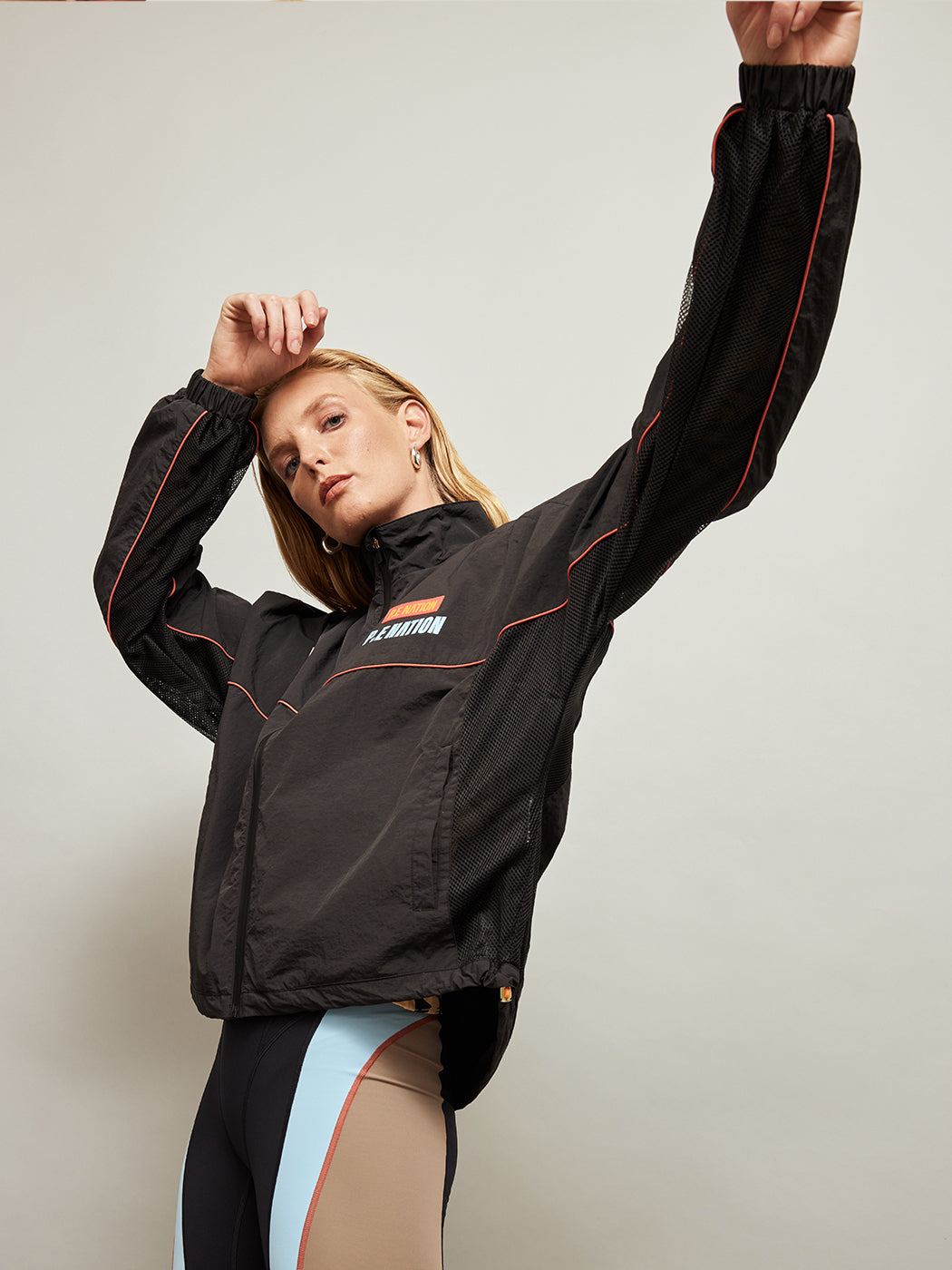 PENA-22PE3J218-BLK-22FAL-NostalgiaJacket-color-BLACK_077 Nostalgia Jacket - Black - Image 1