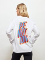 Daze Long Sleeve Tee - Optic White - Image 3