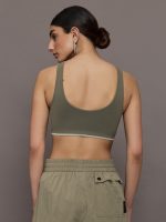 Restore Seamless Scoop Bra - Khaki Brown - Image 5
