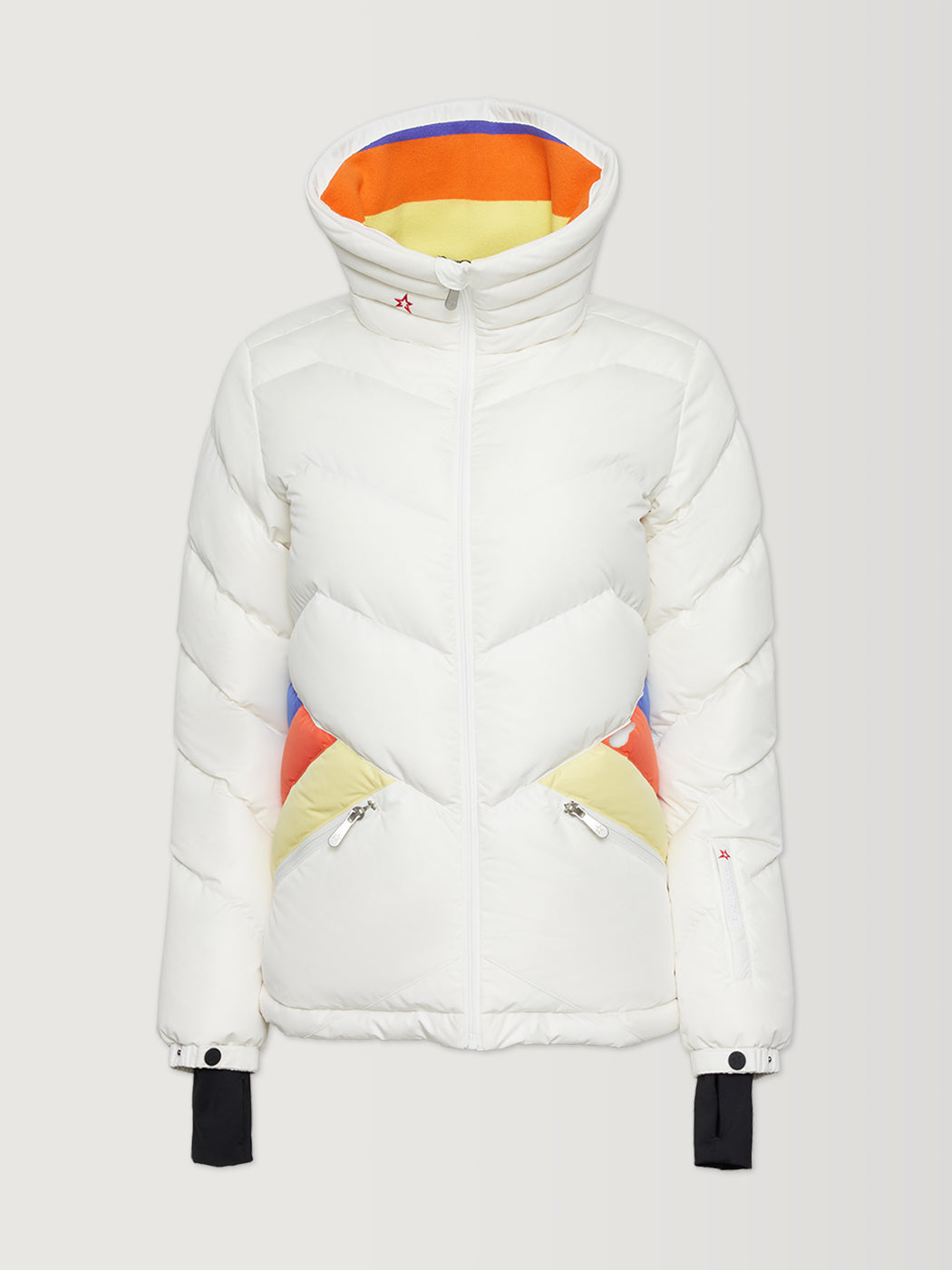 PERF-W3000007-PRNTCOL-22HOL-Apres-Duvet-color-Snow-White-Burnt-Orange0585 Apres Duvet - Snow White/Burnt Orange - Image 1