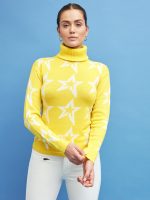 Star Dust Sweater - Butter Yellow/Snow White Star - Image 4