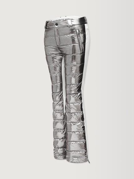 Talia Quilted Pant - Silver Hp Foil