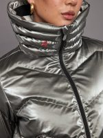 Ski Duvet Jacket - Snow White/ Silver - Image 4