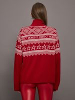 Holiday Roll Neck - Red/White - Image 6