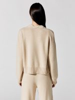 Cleo Cashmere Cardigan - Biscuit - Image 6