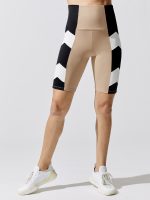Front Arrow Biker Short - Shake-Black-Chantilly - Image 5
