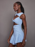 Lauren Dress - Light Blue - Image 4