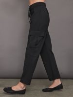 Slit Cargo Pant - Black - Image 4