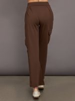 Slit Cargo Pant - Dark Chocolate - Image 5