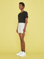 Courtney Crop Tee - Black - Image 3