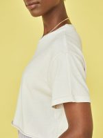 Women's Crop Short Sleeve Crew Tee - Sugar - Image 2
