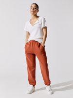 60s Short Sleeve Henley - Vintage White - Image 4