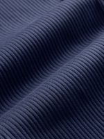 Racerback Bra in Ribbed Melt - True Navy - Image 8