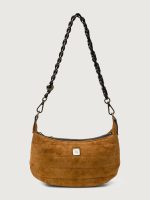 Mini Moon - Golden Suede/ Gunmetal Hardware/Black/Black Web - Image 4