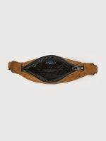 Mini Moon - Golden Suede/ Gunmetal Hardware/Black/Black Web - Image 7