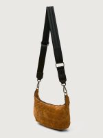 Mini Moon - Golden Suede/ Gunmetal Hardware/Black/Black Web - Image 5
